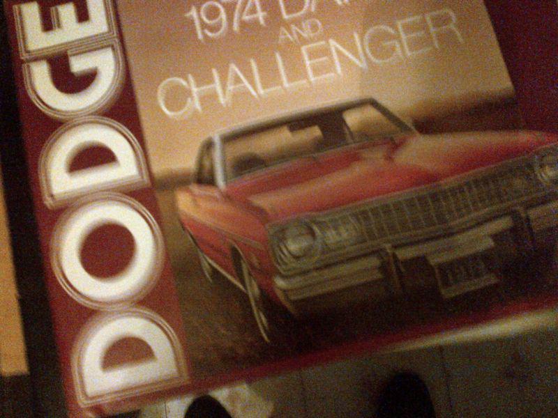 1974 dodge dart and challenger   brochure  -