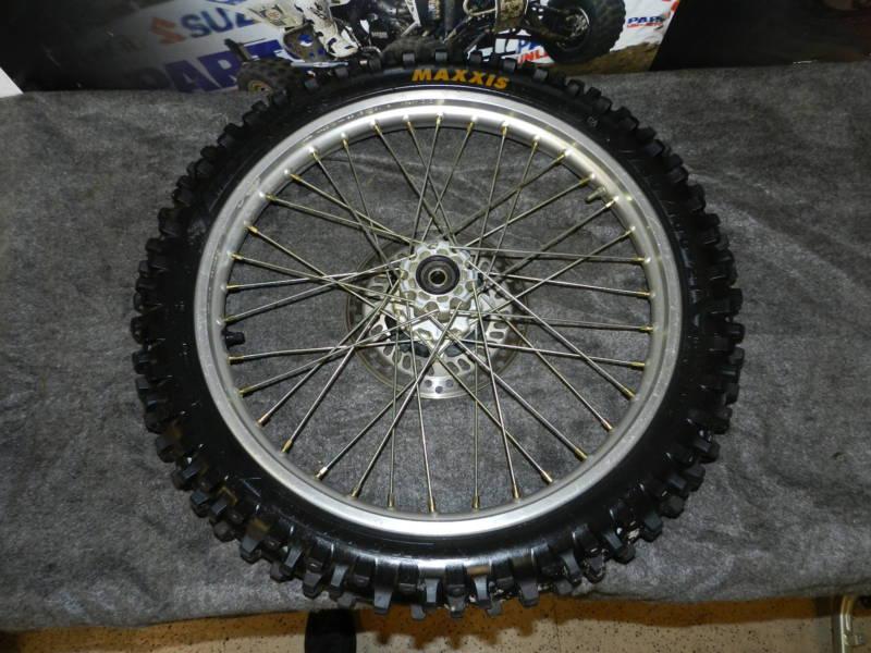 2001 honda xr400r front wheel 21" complete nice tire disc rim xr 400 r 250 650