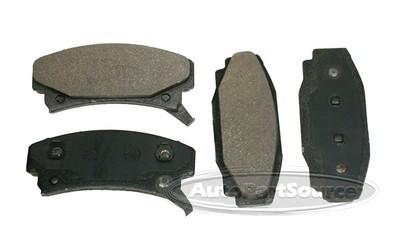 Autopartsource mf316 brake pad or shoe, rear-semi-metallic pads