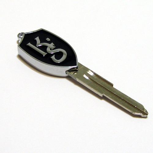 Black silvia k's emblem key blank - nissan logo 180zx 240sx s13 s14