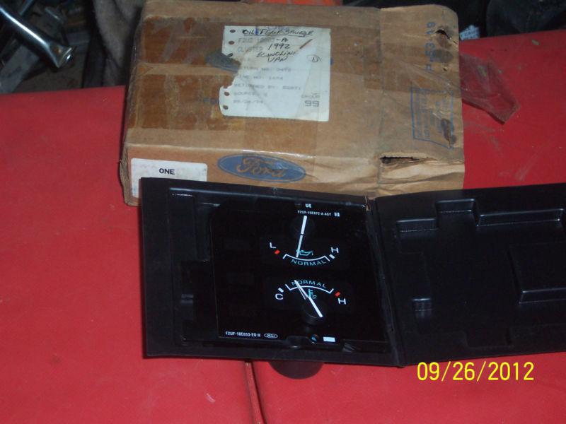 1992 ford econoline van nos oil&temp guage part# f2uz-10883-a