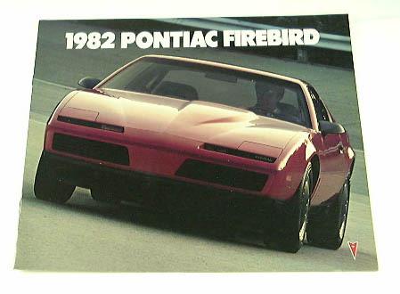 1982 82 pontiac firebird brochure trans am s/e