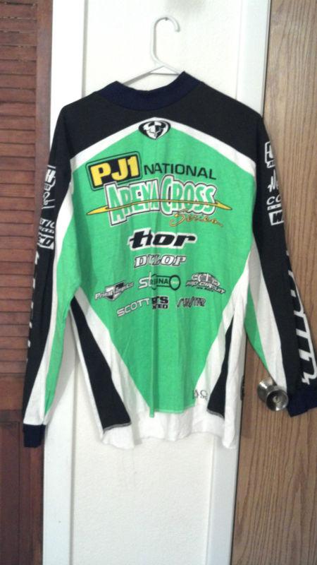 Pace thor national arenacross pj1 jersey green white black long sleeve small s