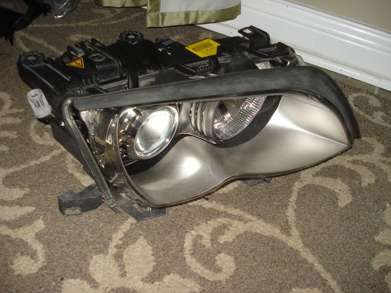 02-05 bmw e46 330xi 330i 325i xenon rh sedan silver headlight headlamp chicago 