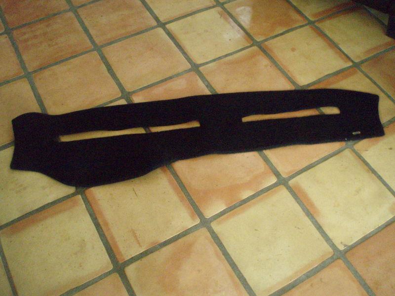 Volvo 740 940 dashboard dash mat black  very nice condition turbo