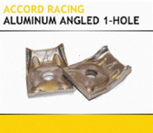 Snowstuds aluminum angled 45deg bend 1 hole marco lite (5/16'') backers-96 pack