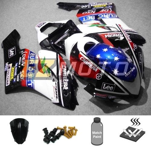 Injection fairing pack w/ windscreen & bolts for honda cbr 1000 rr 2004 2005 am