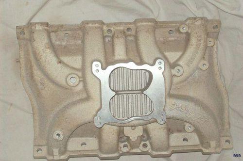 Edelbrock 2115 cadillac performer intake manifold*1968-1976 caddy part*472 & 500