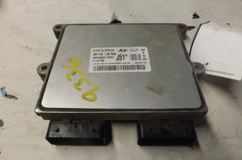 2006 hyundai sonata 3.3l 6cyl ecu ecm engine computer 39110-3c760 oem