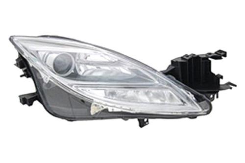 Replace ma2519127 - 09-10 mazda 6 front rh headlight lens housing halogen