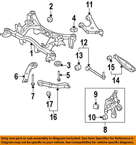 Subaru oem 20157sc010 rear suspension-support brace