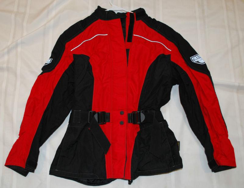 Purchase Womens FirstGear Textile Motorcycle Jacket Removable Liner Red ...