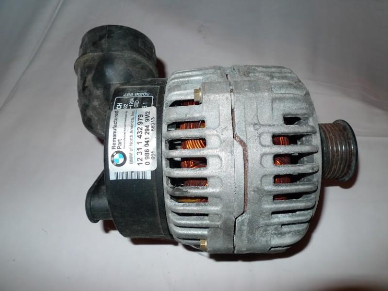 Bmw e39 528i z3 alternator bosch 120a 12311432986 oem