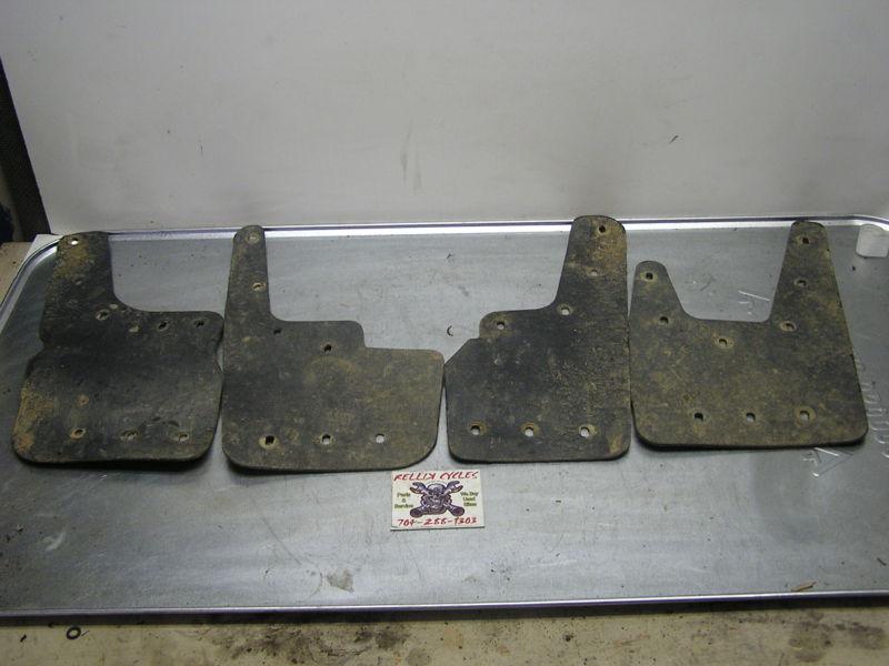 168 00 polaris trail boss blazer 250 front and rear mud flap set