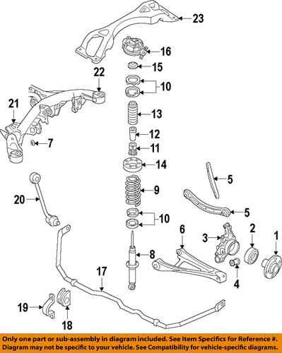 Volkswagen oem 7p0511025g stabilizer bar