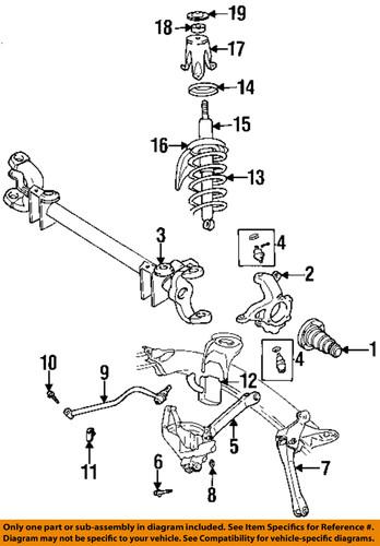 Mopar oem 6502725 front suspension-upper arm bolt