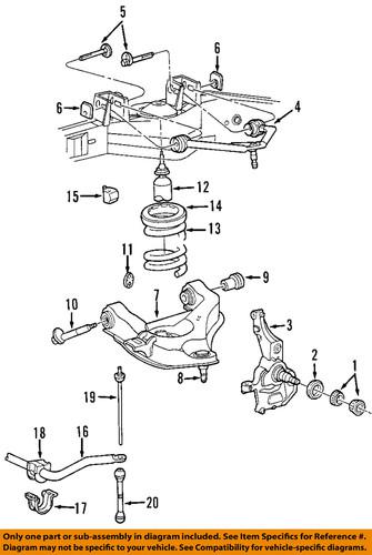 Mazda oem zzp034151a stabilizer bar