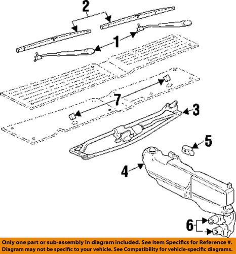 Jeep oem 55154812ab wiper & washer-windshield-filler neck