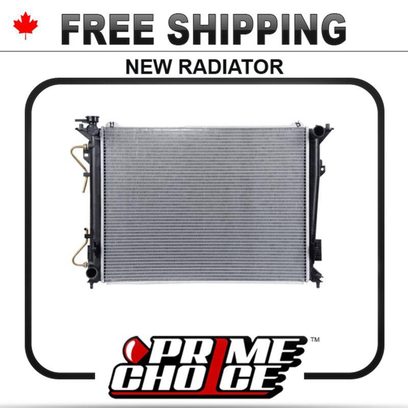 New direct fit complete aluminum radiator 100% leak tested 2.4l-2.7l-3.3l-3.8l