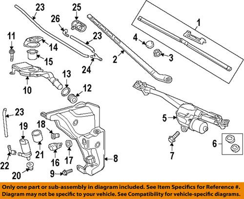 Audi oem 4g1955407b 1p9 wiper arm