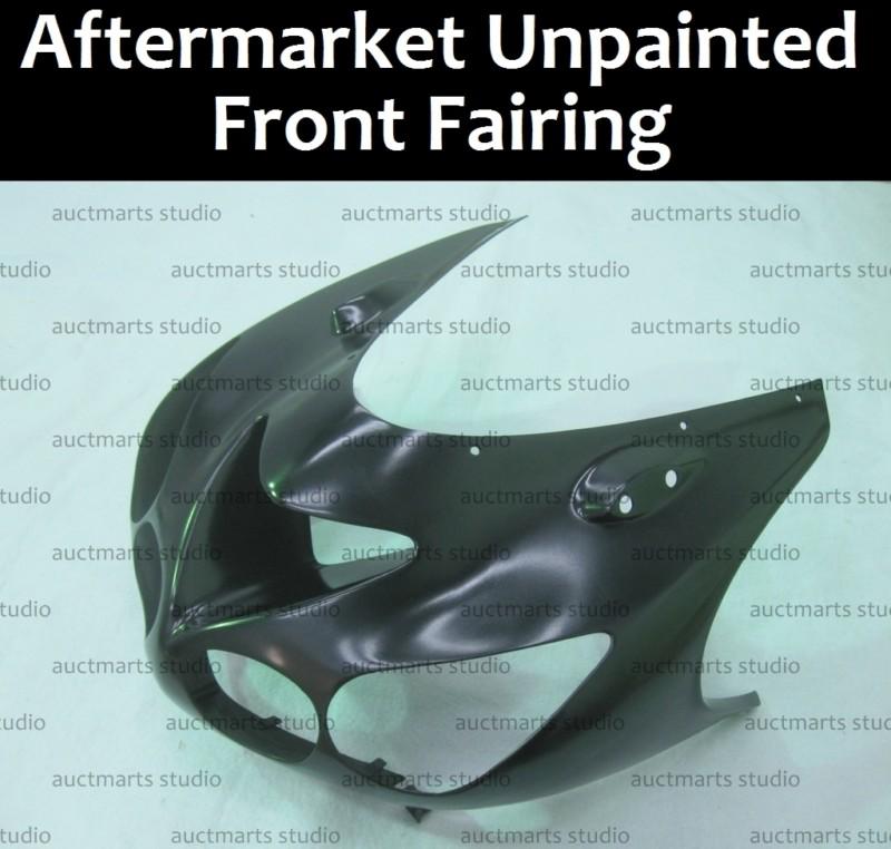 Fit kawasaki zx 14 r ninja 06 07 08 unpainted front upper nose fairing cowl d