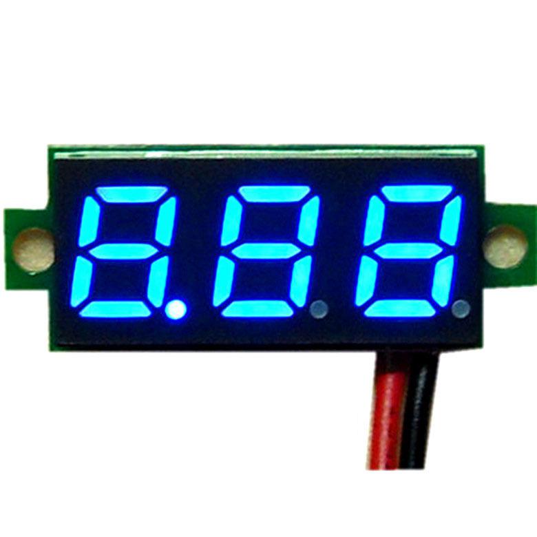 0.28" digital volt meter led 3.5-30v dc 12v 24v 9v 5v voltage test panel car bl