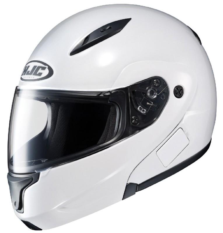 New hjc cl-max ii 2 white motorcycle helmet xl extra large xlg modular flip