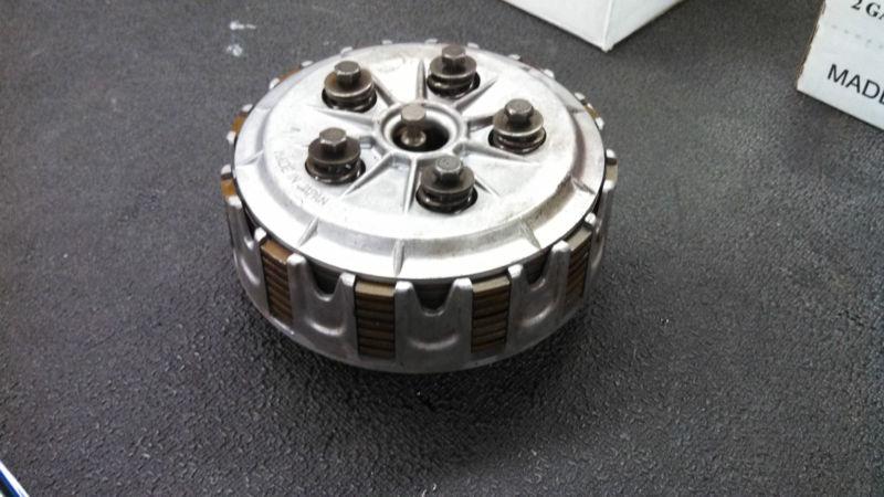 1989 kawasaki ninja zx600c clutch with basket and pressure plate