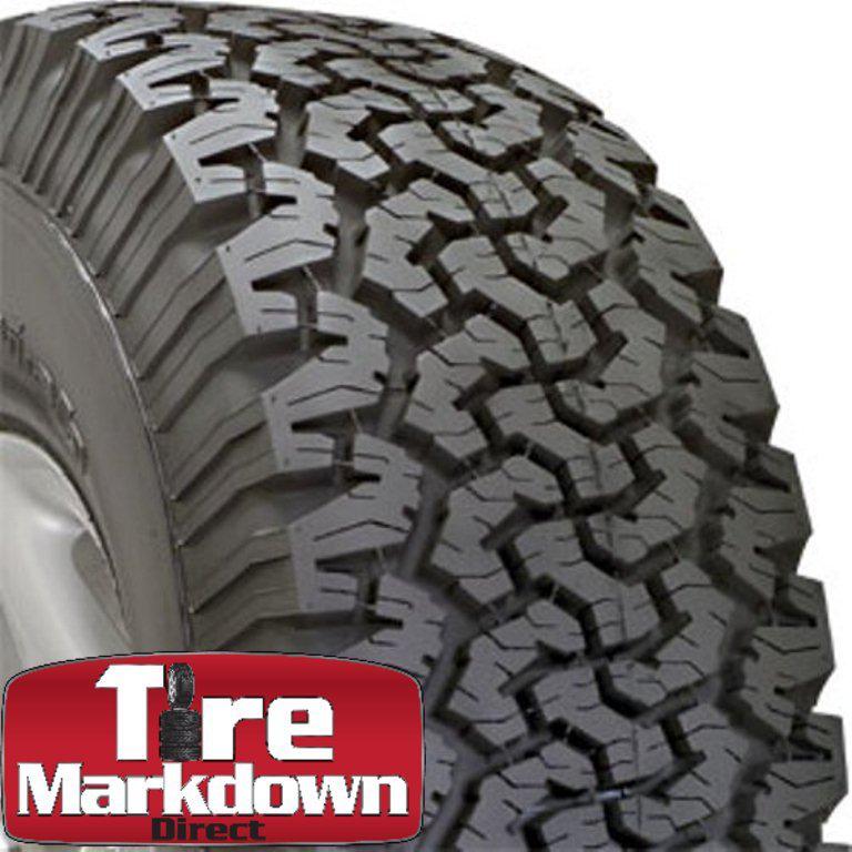 4  new lt265/75-16 bfgoodrich all terrain t/a ko black wall lre