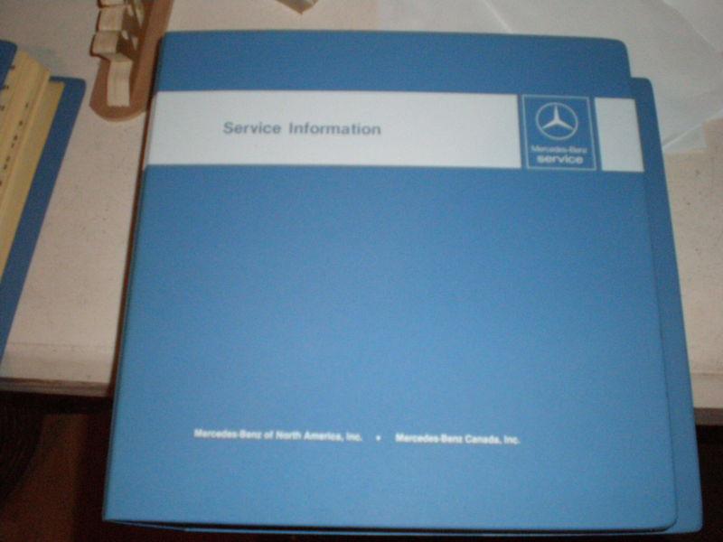 Mercedes ~ factory repair binder / manual~ ignition systems & various 1974-1975