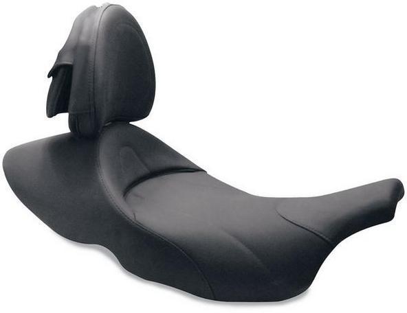 Saddlemen renegade deluxe seat w/backrest for harley davidson flht fltr 97-07