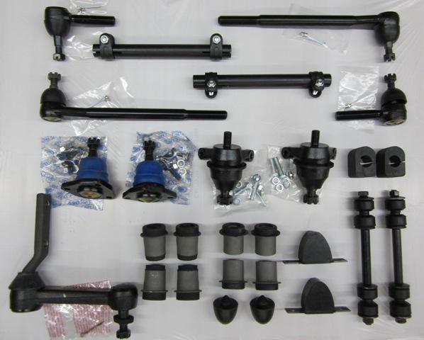 1961 chevrolet impala new front end suspension rebuild kit with idler arm