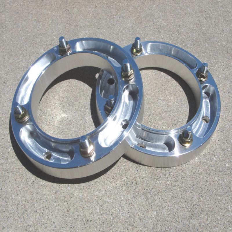 (2) 1" polaris 4/156 wheel spacers atv race trail blazer boss 350 400 250 300