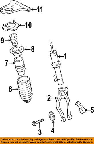 Ford oem ae5z3f690a front suspension-strut mount damper