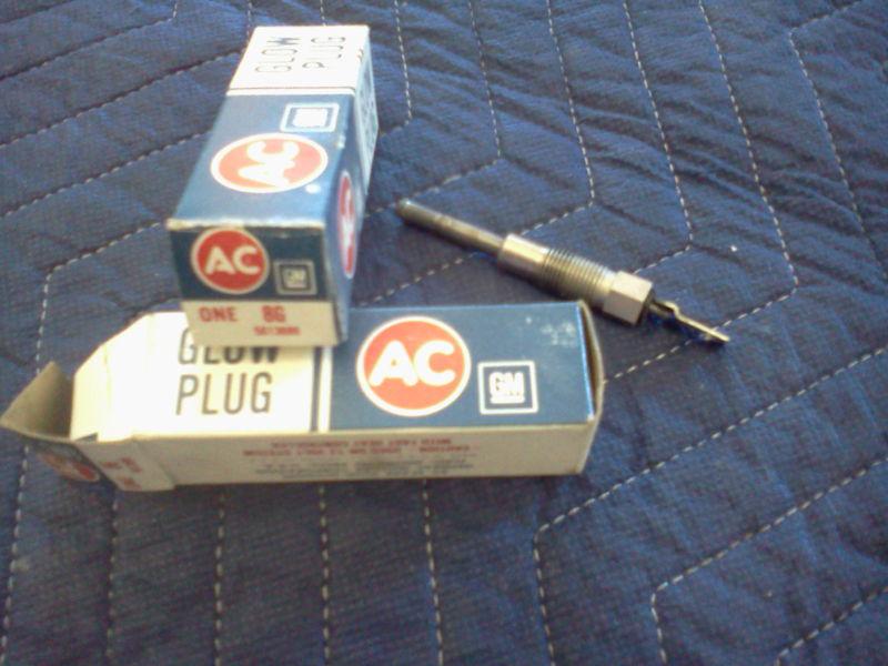  2 nos  ac glow plug,8g,gm,cadillac ,oldsmobile,buick,chevrolet ,pontiac