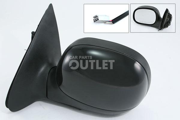 97 1997 ford f150 xlt power driver side mirror black lh