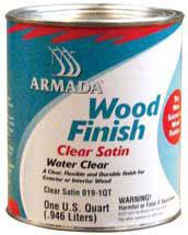 Blue water marine paint armada clearsatin wood finish qt 019 qt