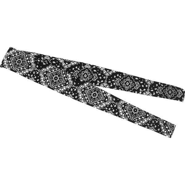 Black zan headgear paisley cooldanna