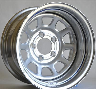 Circle racing wheels series 42 chrome wheel 15"x10" 5x5" bc 42510550550