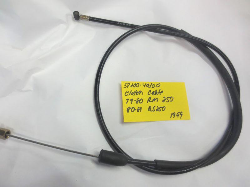 Suzuki rl250 1980-81,rm250 1979-80 nos clutch cable   p.n. 58200-40300