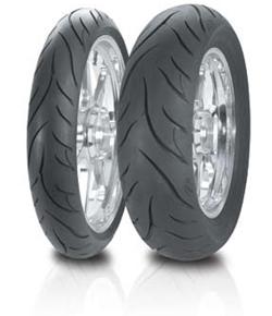 Avon cobra radial touring tire, front, 150/80vr16