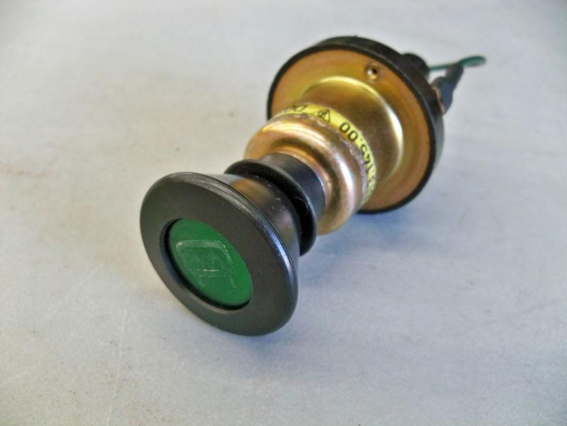 Porsche 911 930 rear defroster defrost switch 1974-80 green knob oem 91161314500