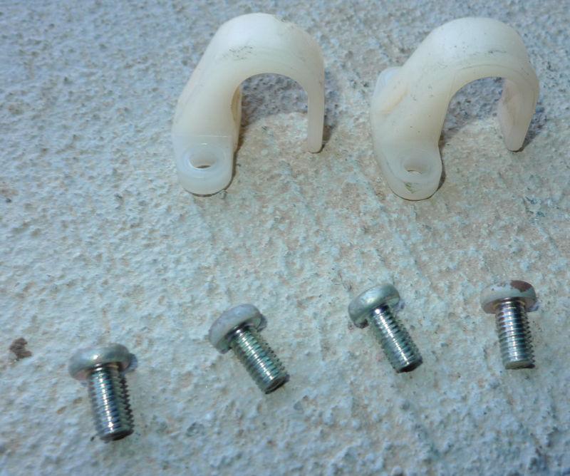 08 kawasaki klx 450r kx 450f 250f 250 125 brake rear swingarm hose guides 05-12