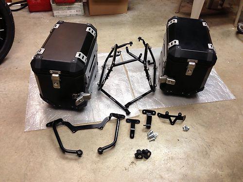 08-12 bmw f650gs f800gs f650 f800 gs sw-motech trax aluminum side cases