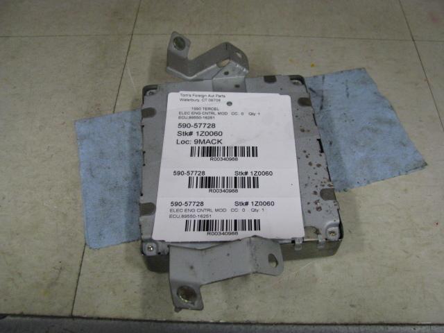 Ecu ecm computer toyota tercel 1990 manual fed 89550-16251 340988