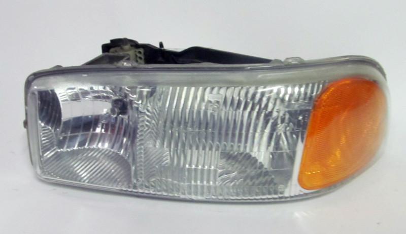 99 00 01 02 03 04 05 gmc sierra oem left headlight nice!