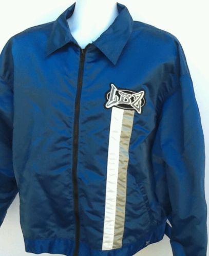 Lbz xlarge jacket  blue / old school vintage motor cycle jacket