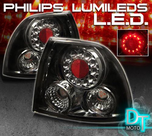 Smoked 94-95 honda accord 2/4dr philips-led perform tail lights lamps left+right