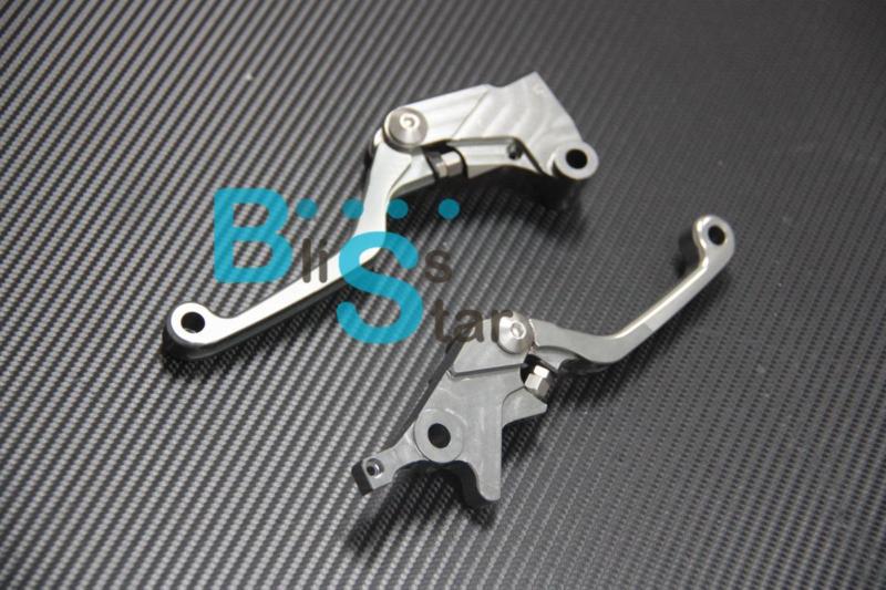 Cnc pivot brake clutch lever set kawasaki ninja klx 125 250 d-tracker 150s k3