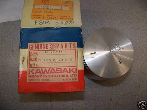 Nos kawasaki f81m 1971 250cc oem piston 13027-044 *b86f